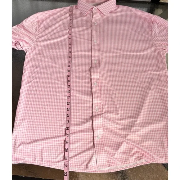 Collars And Co Button Up Shirt Mens 2XL Business Casual Office Gingham XXL Check - Picture 4 of 5